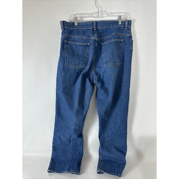 LL Bean Women's Jeans Size 16 Reg Blue Denim Original Fit Relaxed 100% Cotton - Picture 10 of 13